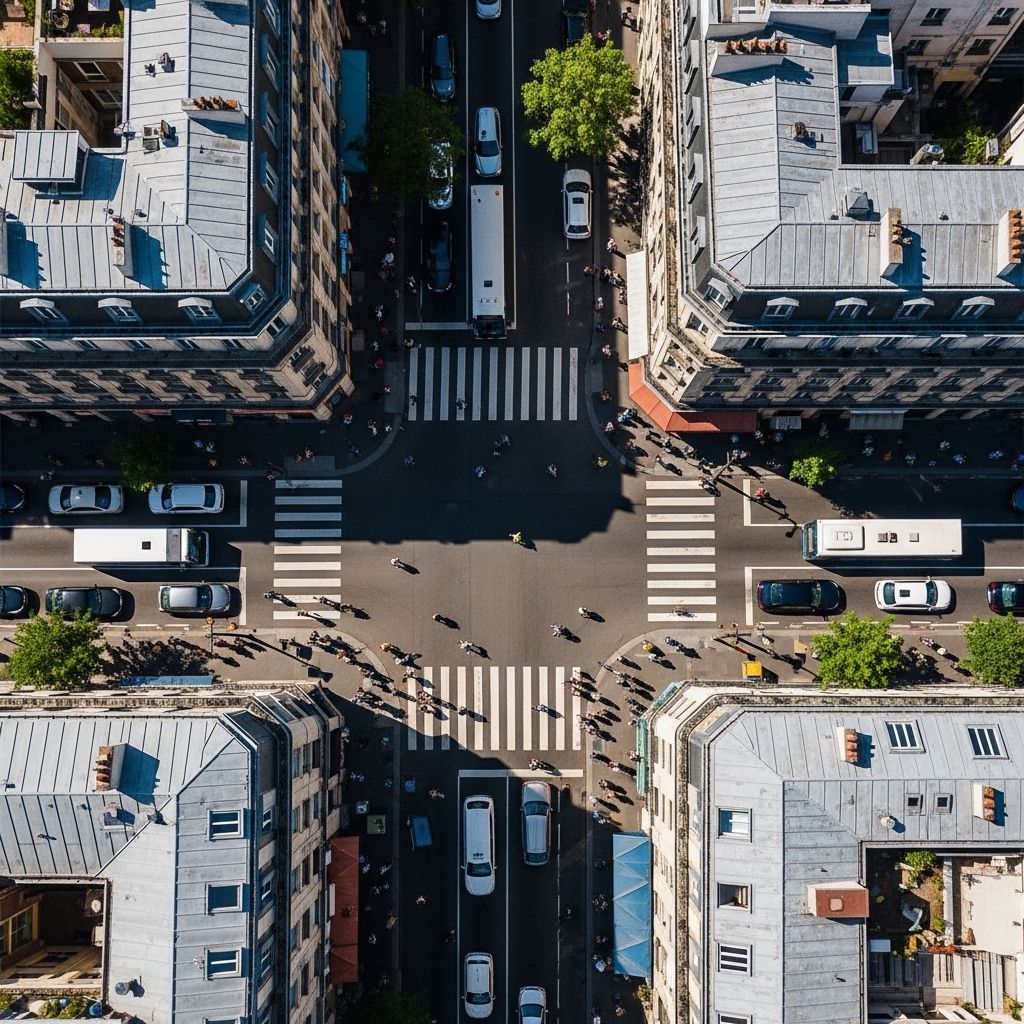 Vue en plongée d'une table en bois clair avec des légumes frais colorés arrangés artistiquement — courgettes, poivrons, tomates cerises et herbes aromatiques — dans une composition lumineuse et naturelle